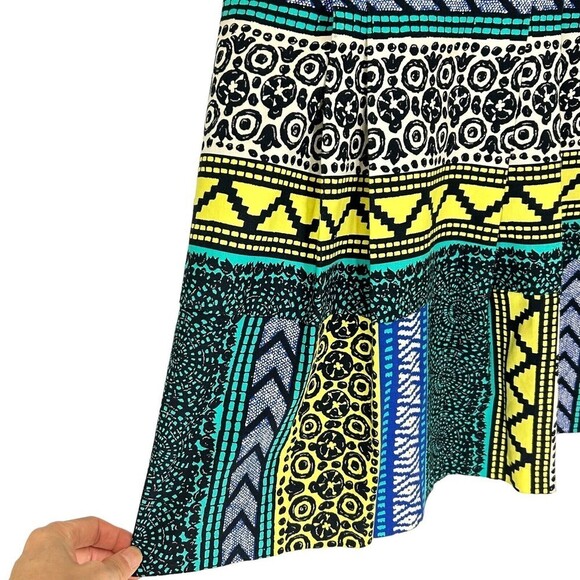 Plenty by Tracy Reese Anthropologie Dress  Size 2 Multi Color New Moon Tribal - Picture 5 of 10